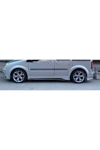Ford Connect 2002-2013 Uyumlu Marşpiyel Boyasız Plastik Mat Siyah
