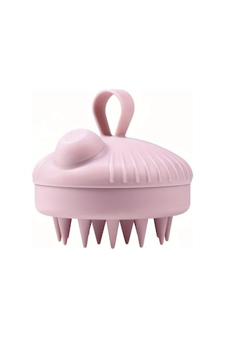 Elmpaly Pembe Lambano Silikon Saç Fırçası: Yumuşak, Dayanıklı, Masajlı Ve Şampuan Dispanseri