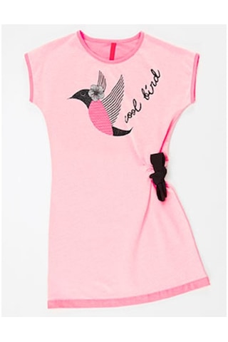 Denokids Ollie&Olla Hummingbird Elbise Pembe