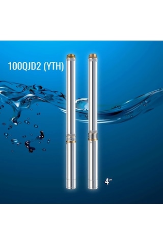Dayuan 0.75 Hp-220v-motorlu Kademeli 4" Derinkuyu Dalgıç Pompa+pano
