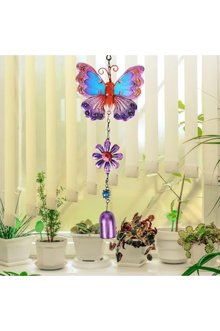 Feng Shui Hayat Ağacı Temalı Rüzgar Çanı Dış Mekan Bahçe Balkon Süsü Arkadaş Hediyesi 60 Cm. 40 Cm