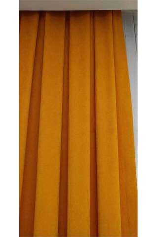 Oranj Ada Fon Perde Normal Pile 1'e 2,5 Pile-oranj Turuncu