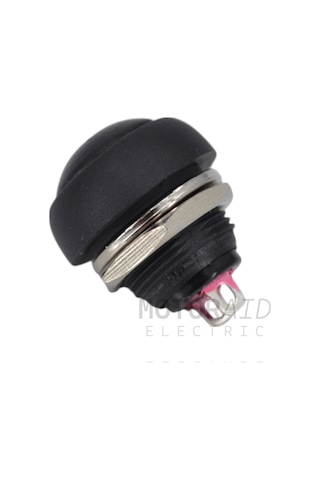 12mm Siyah Plastik Küçük Push Buton Yaylı Mt-any32