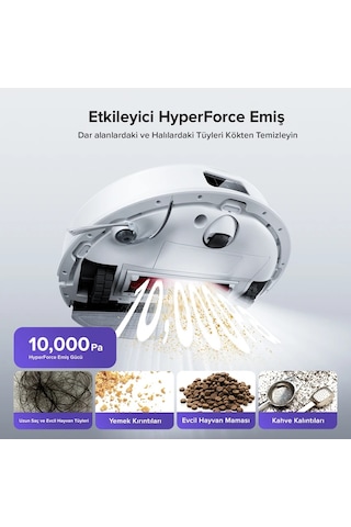 Roborock S8 Pro Plus Akıllı Robot Süpürge - Beyaz
