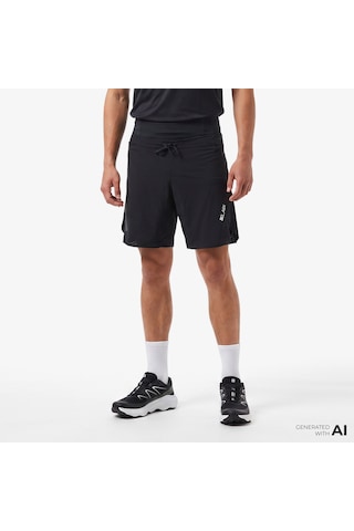 Salomon S/lab Ultra 2ın1 Erkek Siyah Koşu Şortu Lc2030900