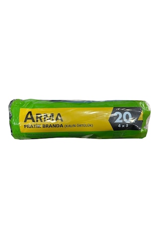 Arma Naylon Tadilat Boya Koruyucu Örtü Poşet Kalın Pratik Branda - 4x5 Metre - 20 M2-3 Paket
