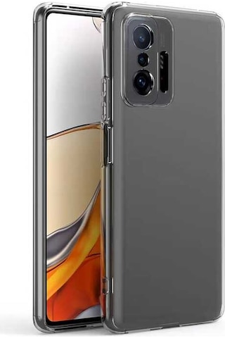 Xiaomi Mi 11T Pro 5G Kılıf Lüx Şeffaf Kamera Lens Korumalı Silikon Kılıf