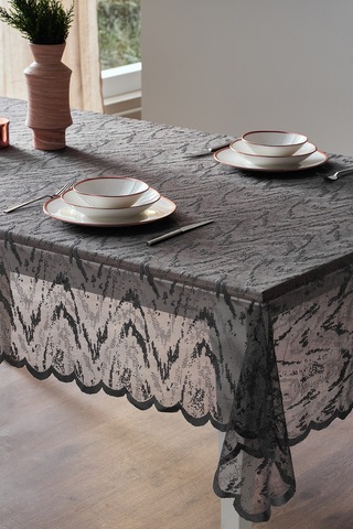 Croco Masa Örtüsü 145x240cm - Antrasit