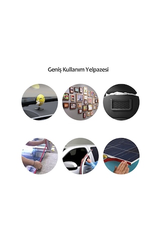 2 Metre Güçlü Yapışkanlı Çift Taraflı Şeffaf Silikon Bant Pratik Yıkanabilir Nano Bant Diğer
