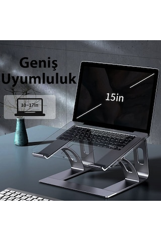 ALLY MC LS653 Premium Ergonomik Alüminyum Laptop-Bilgisayar Stan