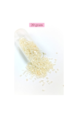 Kesme Cam Boncuk 2mm - 4 Renk - Toplam 80 Gram - Bnc443