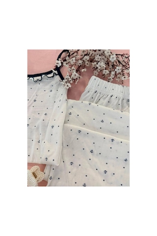 Mh Moony Homewears 2'li Siyah Çapa Yazlık Pijama Takımı Siyah