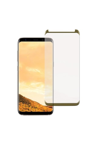 Samsung Uyumlu Galaxy S8 Plus Tam Kaplayan Kavisli Cam Ekran Koruyucu