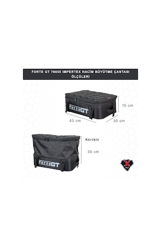 Forte Gt 70055 İmpertex Hacim Büyütme Çantası Siyah