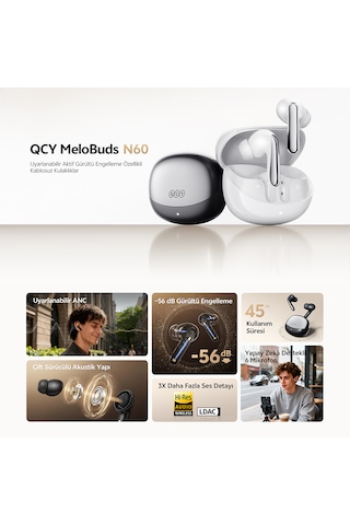Qcy Melobuds N60 Bluetooth 6.0 Kulakiçi Kulaklık