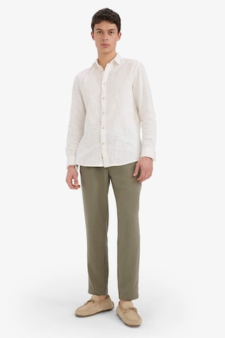 Defacto Relax Fit Kısa Paça Keten Görünümlü Pantolon E4790ax25aukh465 Haki