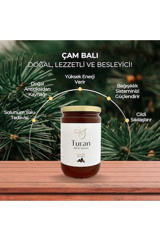 Turan Bal ve Yöresel Çam Balı 450 G