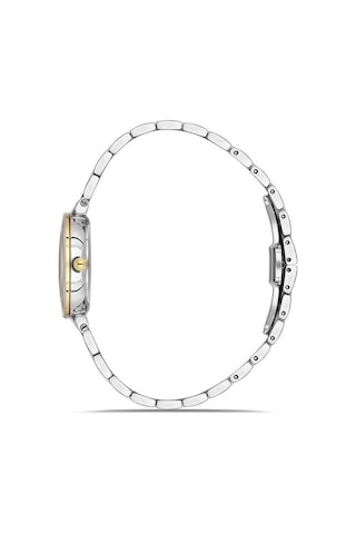 Hislon Ql217t-02sg Kadın Kol Saati Altın - Gri
