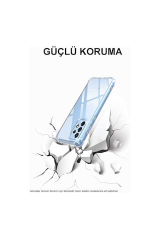 Samsung Galaxy Uyumlu Note 20 Ultra Kamera Korumalı Airbag Antishock Köşe Korumalı Şeffaf Silikon Kılıf