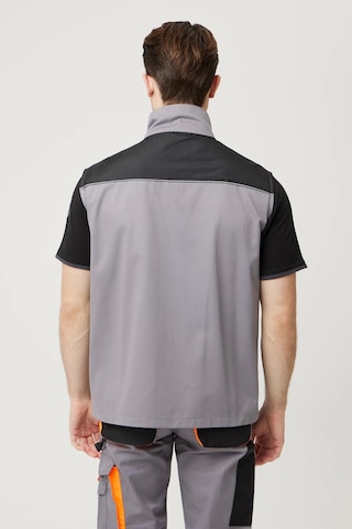 Alaska İş Ve Outdoor Yelek Fonksiyonel Tasarım, Dayanıklı Ve Nefes Alabilir Gri-siyah-turuncu