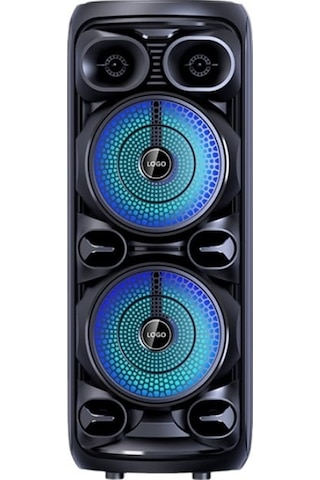 Abs-8207 D28 Rgb Işıklı Mikrofonlu Kumandalı Usb/tf/bt/fm/aux Bluetooth Hoparlör Siyah-1555