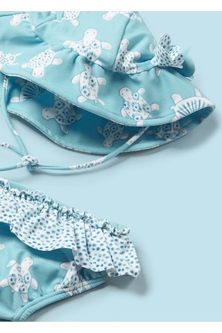 Kız Bebek Üçlü Mayo Set Mavi