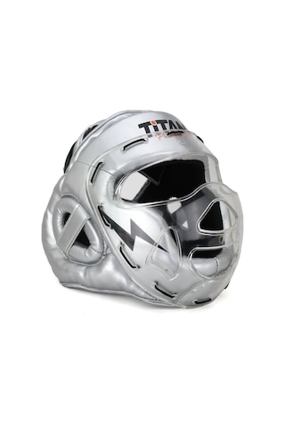 Yüz Korumalı Boks Kaskı , Gümüş Silver Model Çok Renkli