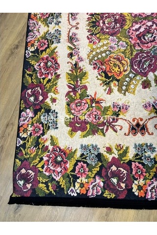 Salerno Çamaşır Makinesinde Yıkanabilir Kilim Halı Hs1014 Çok Renkli