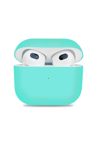Koodmax - Apple Uyumlu AirPods 3. Nesil Koruyucu Silikon Kılıf - 3. Nesil Bluetooth Kulaklık Koruma Kılıfı 001