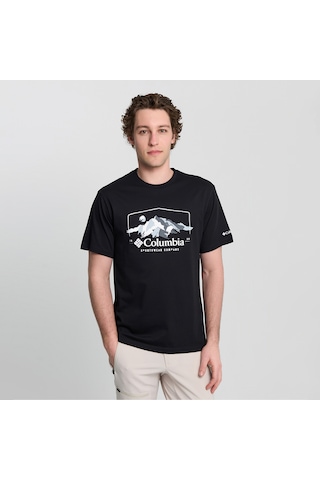 Columbia Explore Outdoors Ss Erkek Siyah T-shirt 9110831010