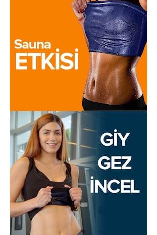 Polimer Kaplama Askılı Termal Atlet Sweet Sweat Atlet Siyah