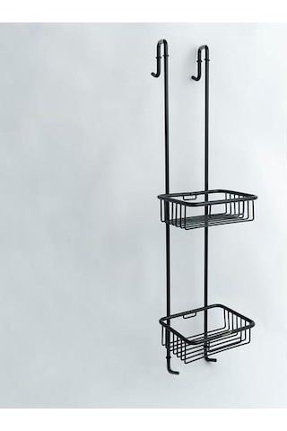 Hüppe 2Li Butler Askılı Şampuanlık Siyah