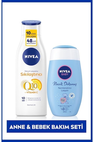 Nıvea Q10 Vücut Losyonu 250ml ve Bebek Nemlendirici Losyon