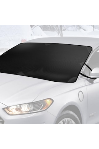 Buffer Büyük Boy Araçlar İçin Ön Cam Brandası Suv Ve Doblo Araçlar İçin Kar Buz Güneş Brandası 100 x 70 CM Branda Afiş