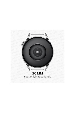 Samsung Galaxy Watch Uyumlu 7/6/5/4/fe Serisi 40mm/44mm , Apple Watch Uyumlu 6/4 Classic 47mm/43mm/42mm Ve Apple Watch Uyumlu 5 Pro 45mm İçin Yumuşak Ve Konforlu Wave 20mm Silikon Kordon