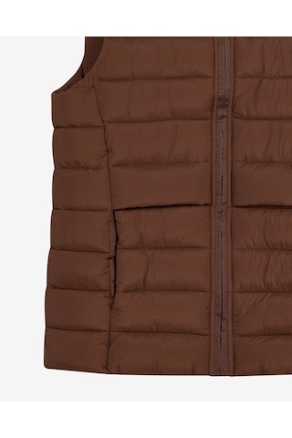 Skechers W Padded Pocket Light Vest Kadın Kahverengi S2620197-2070