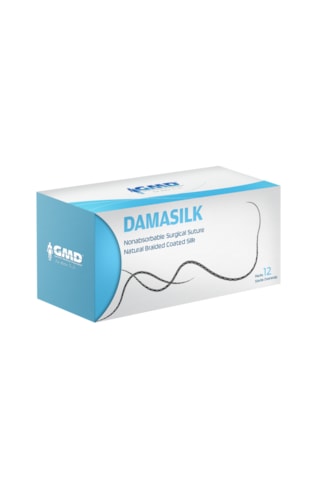 Gmd Damasilk İpek Emilmeyen Sütür 4.0 Tersine Keskin 12'li Gmd Damasilk İpek Emilmeyen Sütür 4.0 Tersine Keskin 12'li