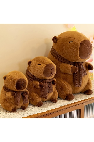 Eşarp Kapibara Peluş Oyuncak Kapibara Peluş Hayvan Oyuncak 35 Cm Diğer