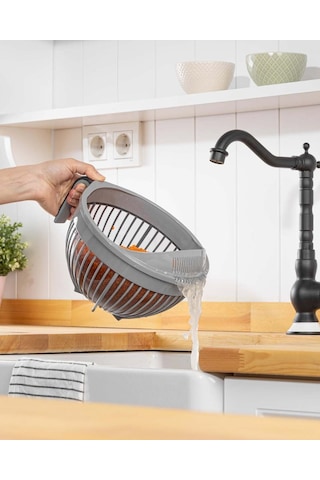 Linea Pirinç Süzgeci 3 Litre Gri Gri