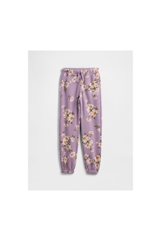 Kız Çocuk Relaxed Gap Logo Jogger Eşofman Altı Mor