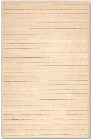 Lines Doğal Pamuklu 2'li Banyo Paspas Seti 60x100+50x60 Cm Bej