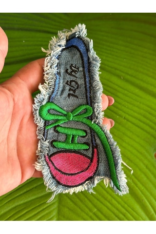 15x7 Cm Kot Ayakkabı Arma Dikiş Giyim Aksesuarı