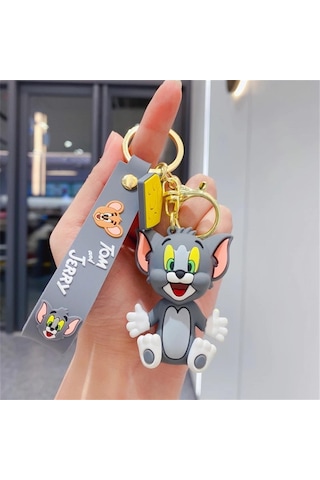 Tom Ve Jerry - Tom Anahtarlık Ve Çanta Aksesuarı-598 Tom Ve Jerry - Tom Anahtarlık Ve Çanta Aksesuarı-598