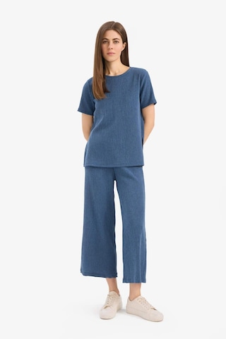 DeFacto Regular Fit 2'li Bürümcük Takım Kısa Kollu Tişört Esnek Belli Kapri Alt F1475AX25SPIN103