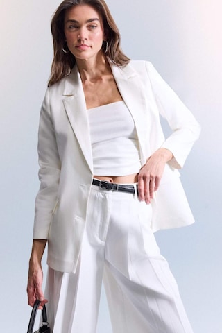 Defacto Oversıze Tencel Blazer Ceket Z8276az26smwt84 Beyaz-wt84