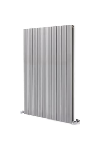 900x795mm Amber Dikey Gümüş Gri Alüminyum Radyatör Standart Bağla