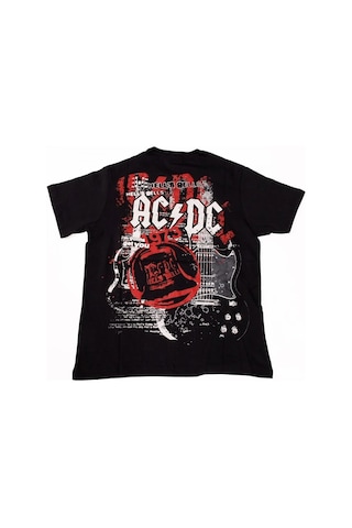Ac/dc No:3 Tişört Siyah Çok Renkli