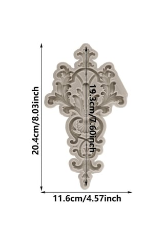 Novahub 3d Silikon Kalıplar Kek Sınır Kalıp Şeker Kil Çikolata Fondan Kalıpları Dıy Cupcake Topper Dekorasyon Araçları Diğer