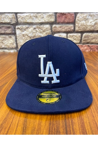 Hamze La Los Angeles Hiphop Snapback Rapper Baseball Drip Şapka Cap Lacivert