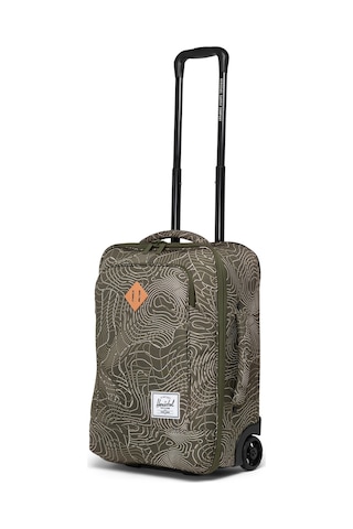Herschel Heritage Softshell Carryon Unısex Kabin Boy Valiz 40082 Ivy Green Topography Çok Renkli